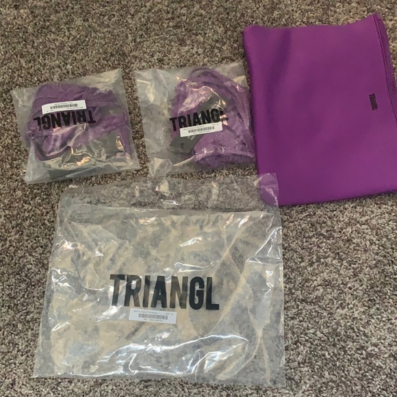 triangl swimwear Other - Sparkly purple swimsuit from triangl